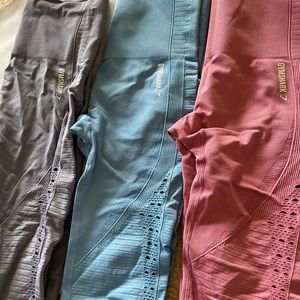 BUNDLE: 3 Gymshark Energy Leggings